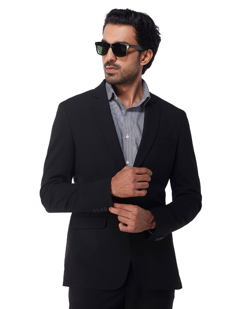 The Flux 4-Way Stretch Blazer - Black