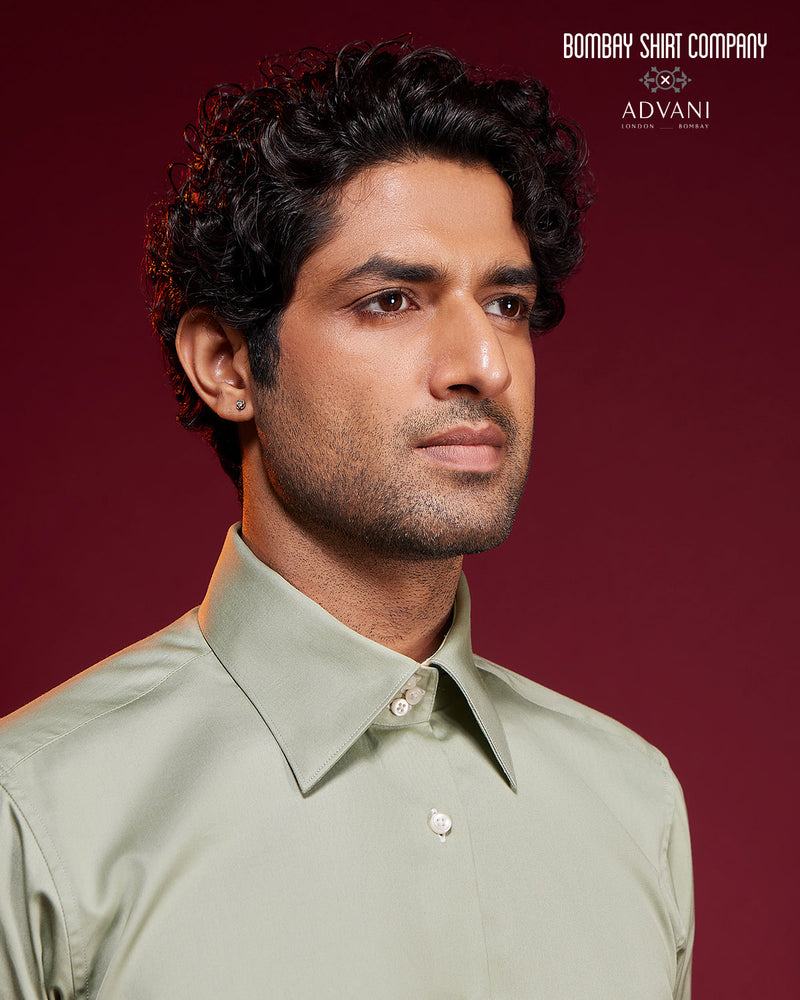 BSC x ALB | Gatsby Shirt - Metallic Green