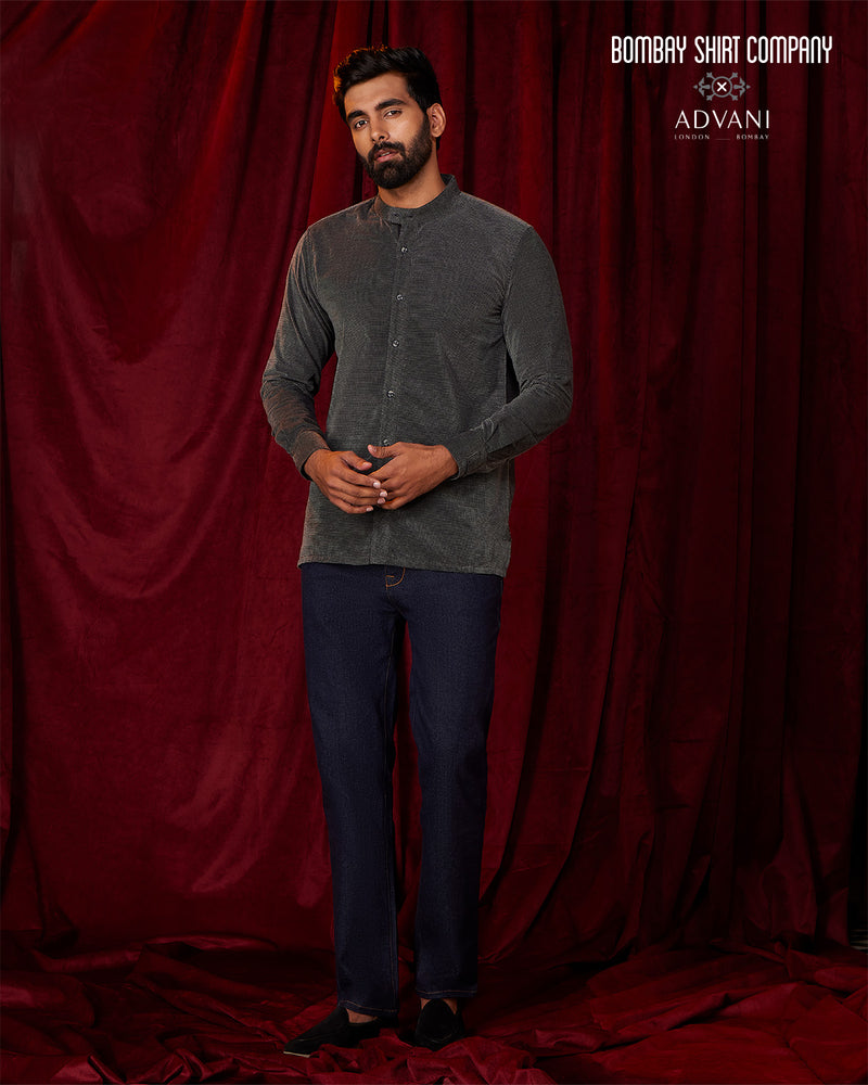 BSC x ALB | Groove Corduroy Shirt - Grey