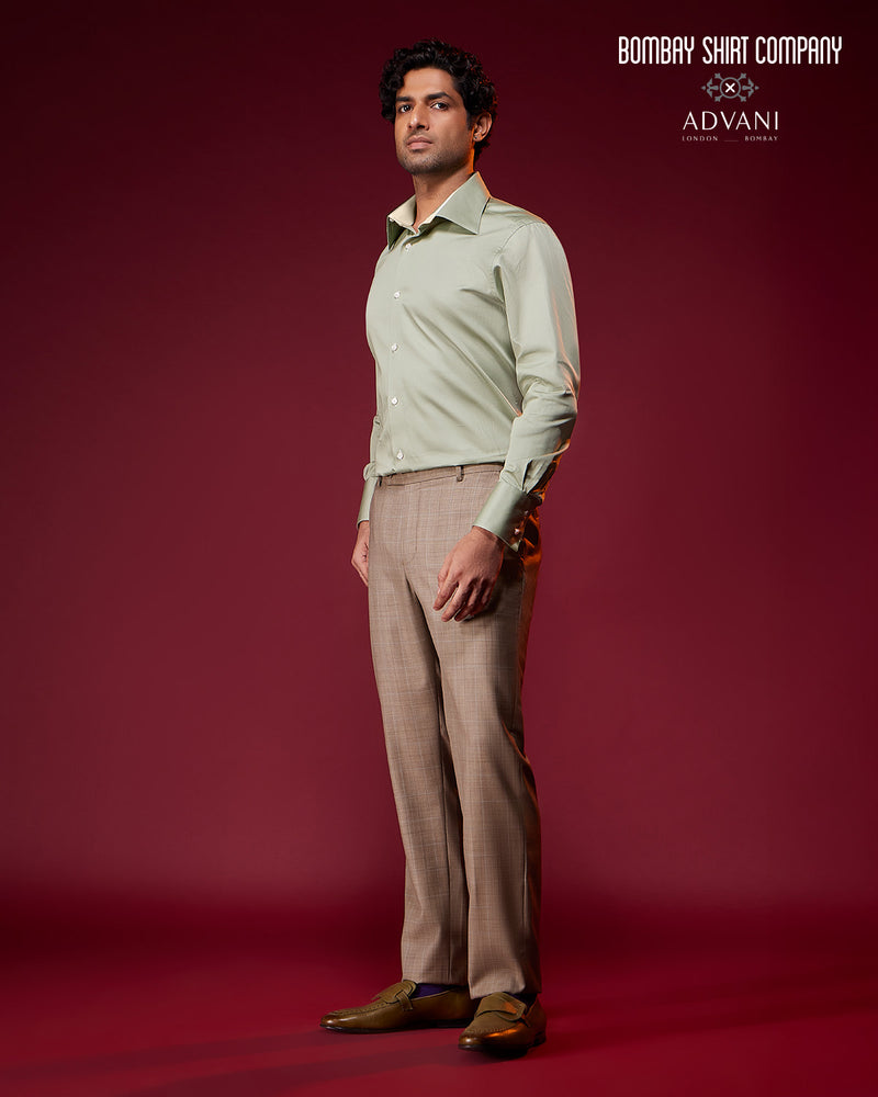 BSC x ALB | Gatsby Shirt - Metallic Green