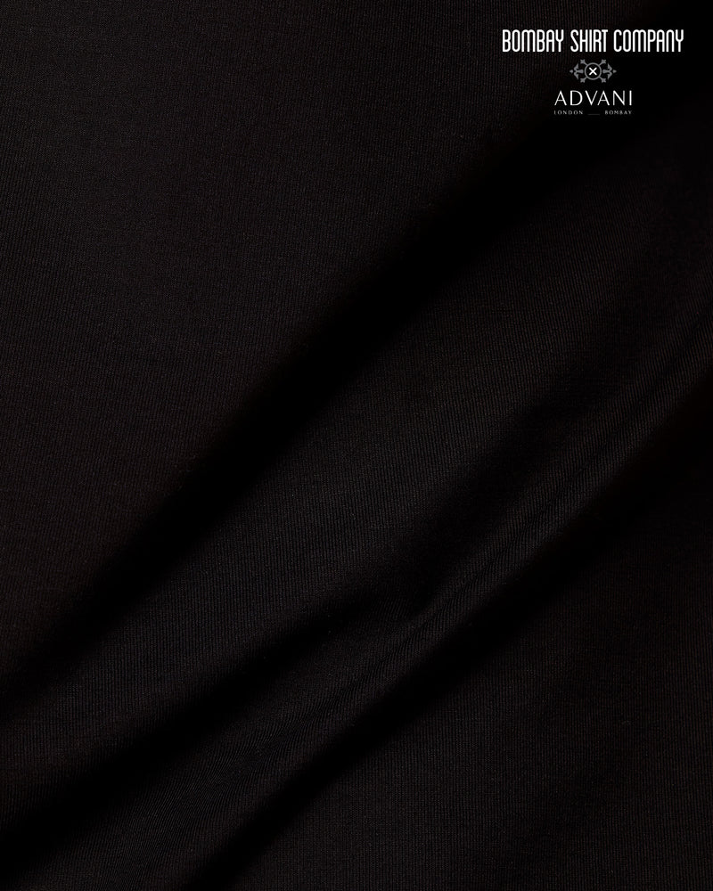 BSC x ALB | Monte Carlo Popover Stretch Knit Shirt - Black