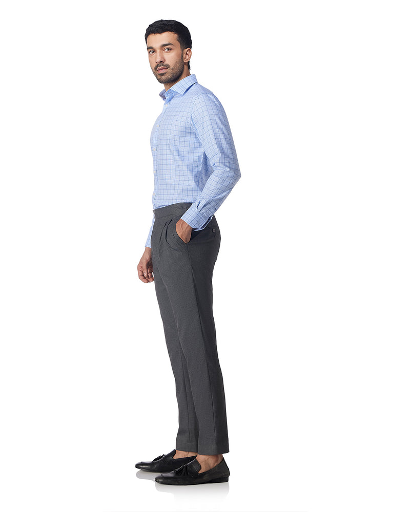 Blue Glen Plaid Checked Shirt
