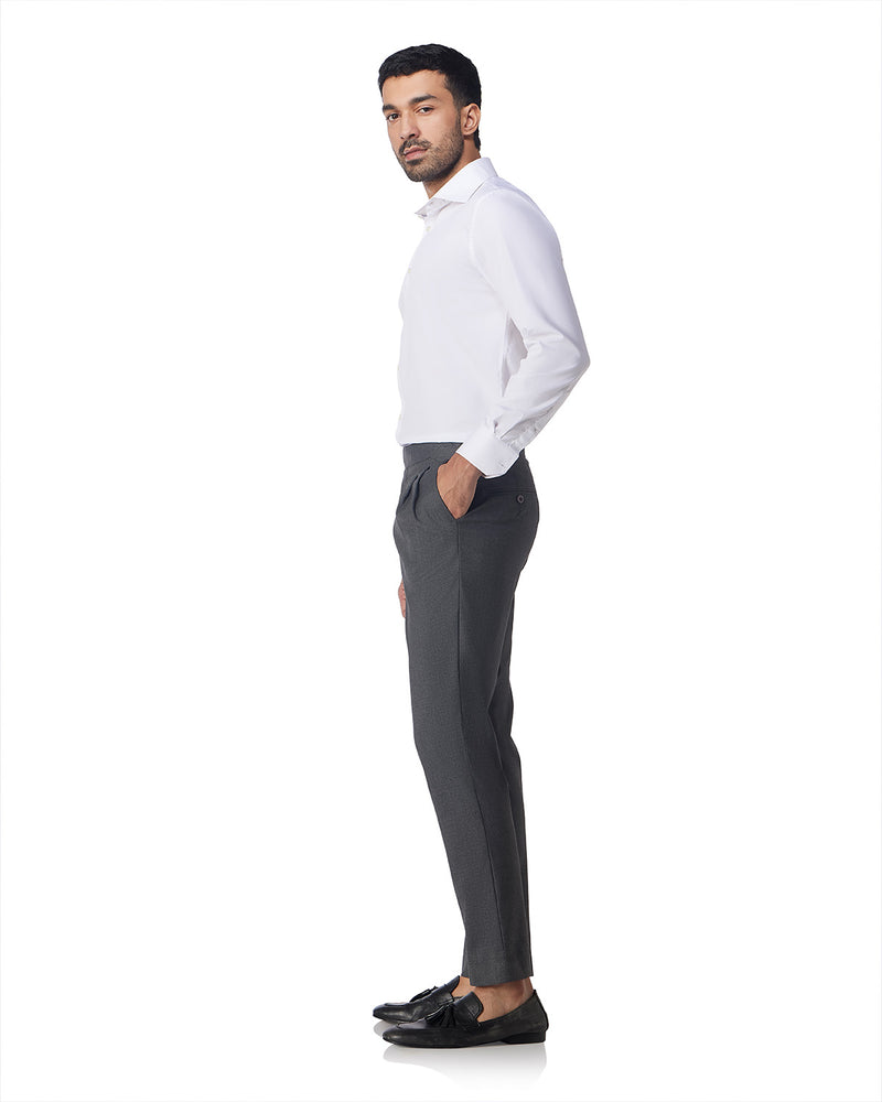 White Smooth Cotton Poplin Shirt
