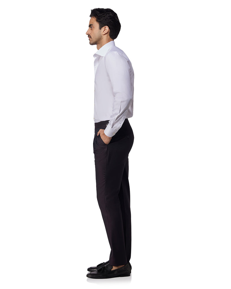 White Cotton Twill Shirt