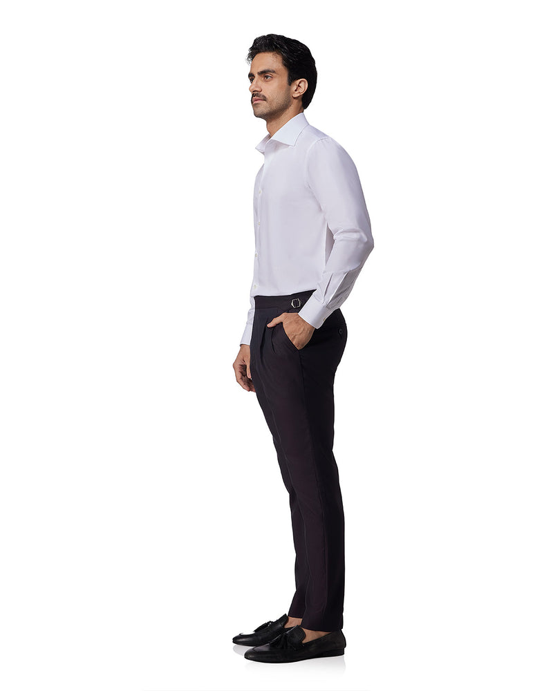 White Bold Twill Shirt
