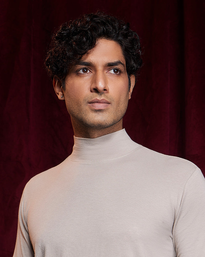 BSC x ALB | Turtleneck Toast T-Shirt - Brown