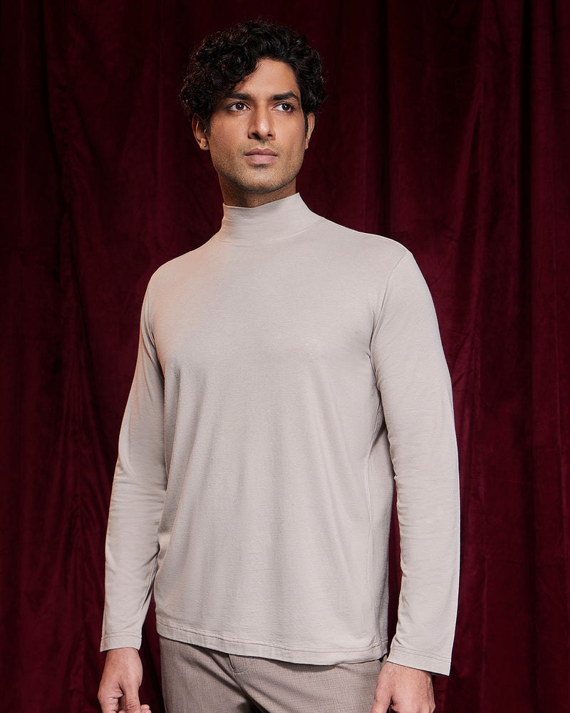 BSC x ALB | Turtleneck Toast T-Shirt - Brown
