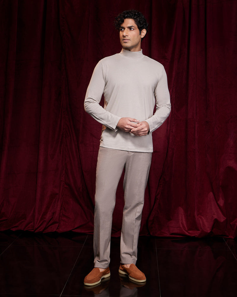BSC x ALB | Turtleneck Toast T-Shirt - Brown