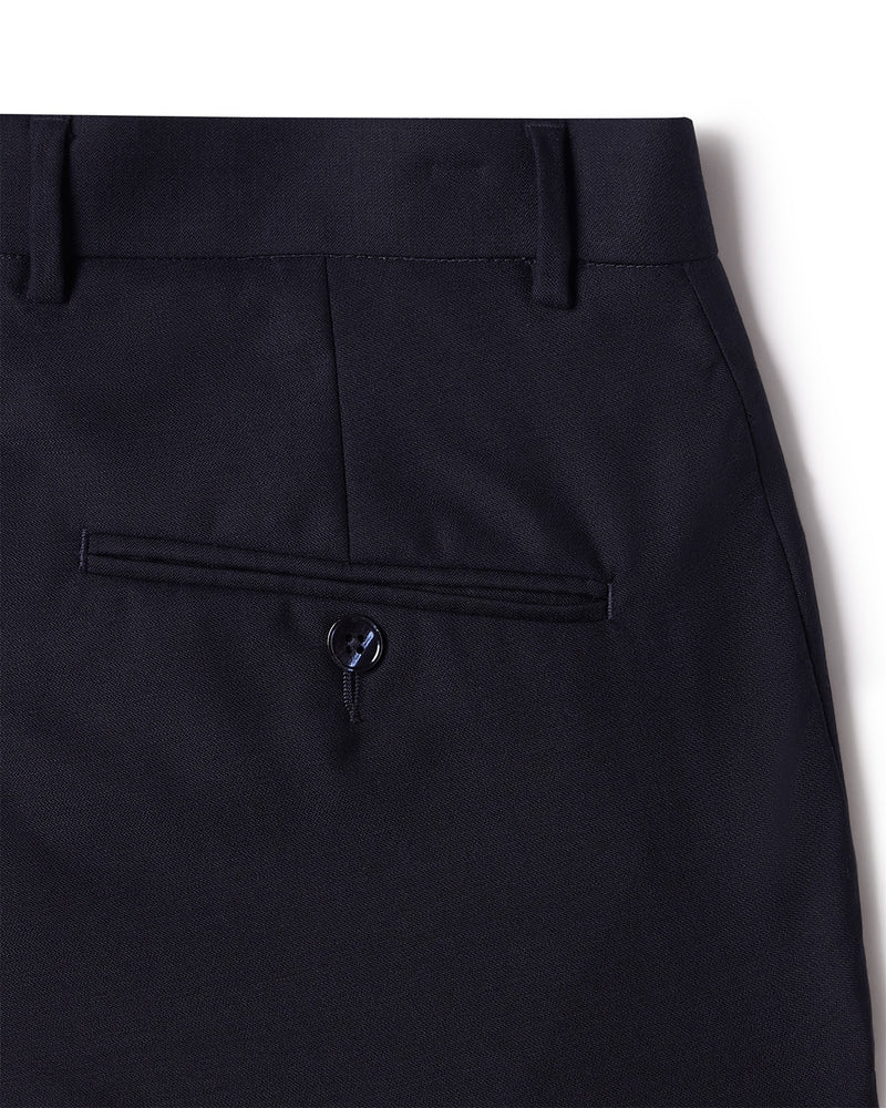 Veritas Merino Wool Dress Pants - Navy