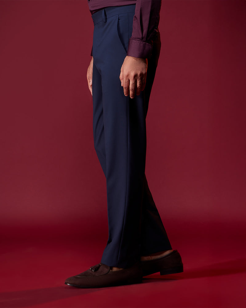 Flux 4-way Stretch Dress Pants - Dark Blue