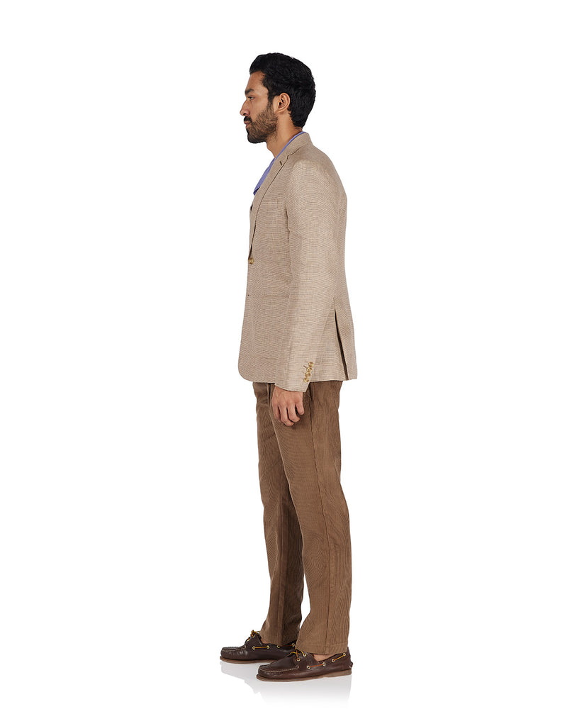 The Westwood Linen Blazer - Khaki
