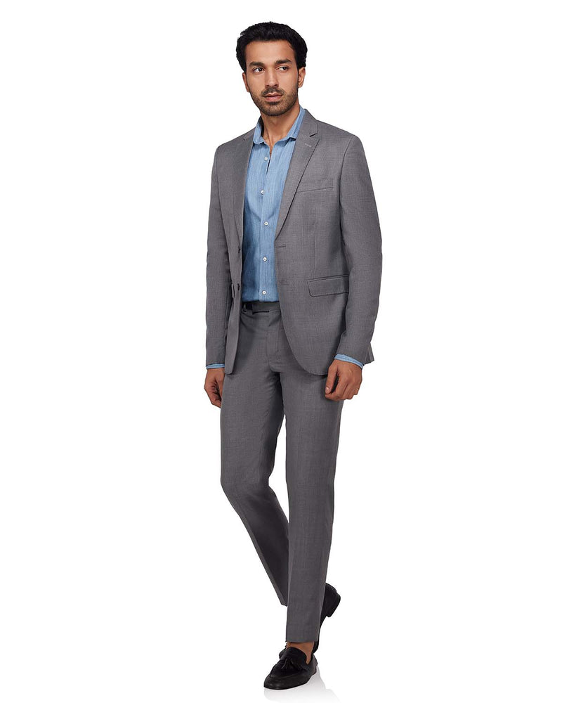 The Ashbury Blended Wool Blazer - Grey