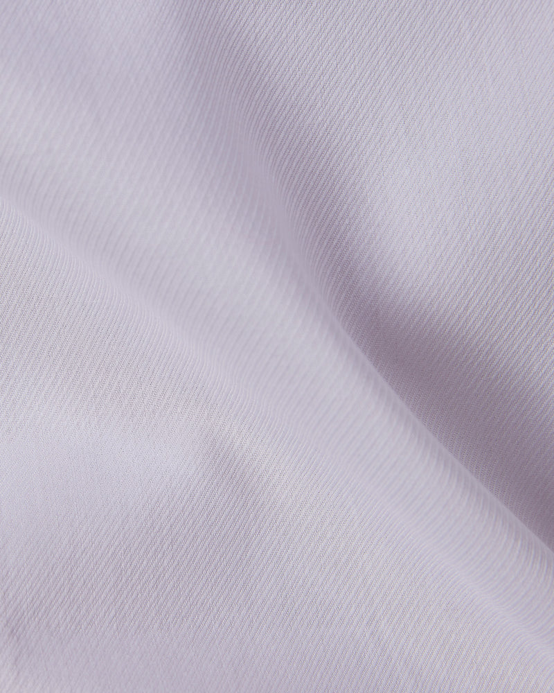 White Cotton Twill Shirt