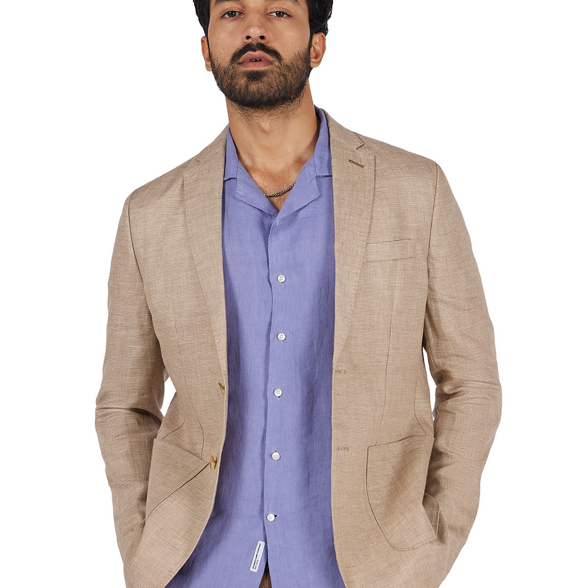 The Westwood Linen Blazer Khaki – Bombay Shirt Company