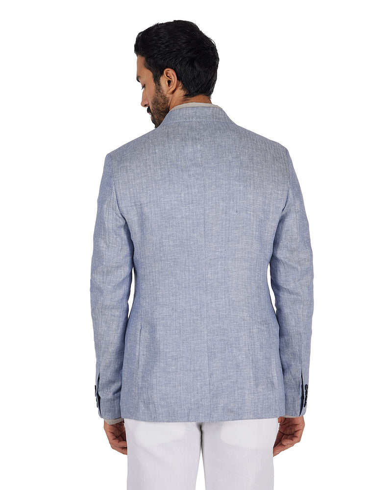 The Flintfield Linen Blazer - Grey