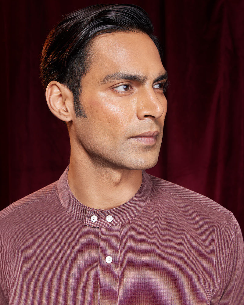 BSC x ALB | Groove Corduroy Shirt - Maroon