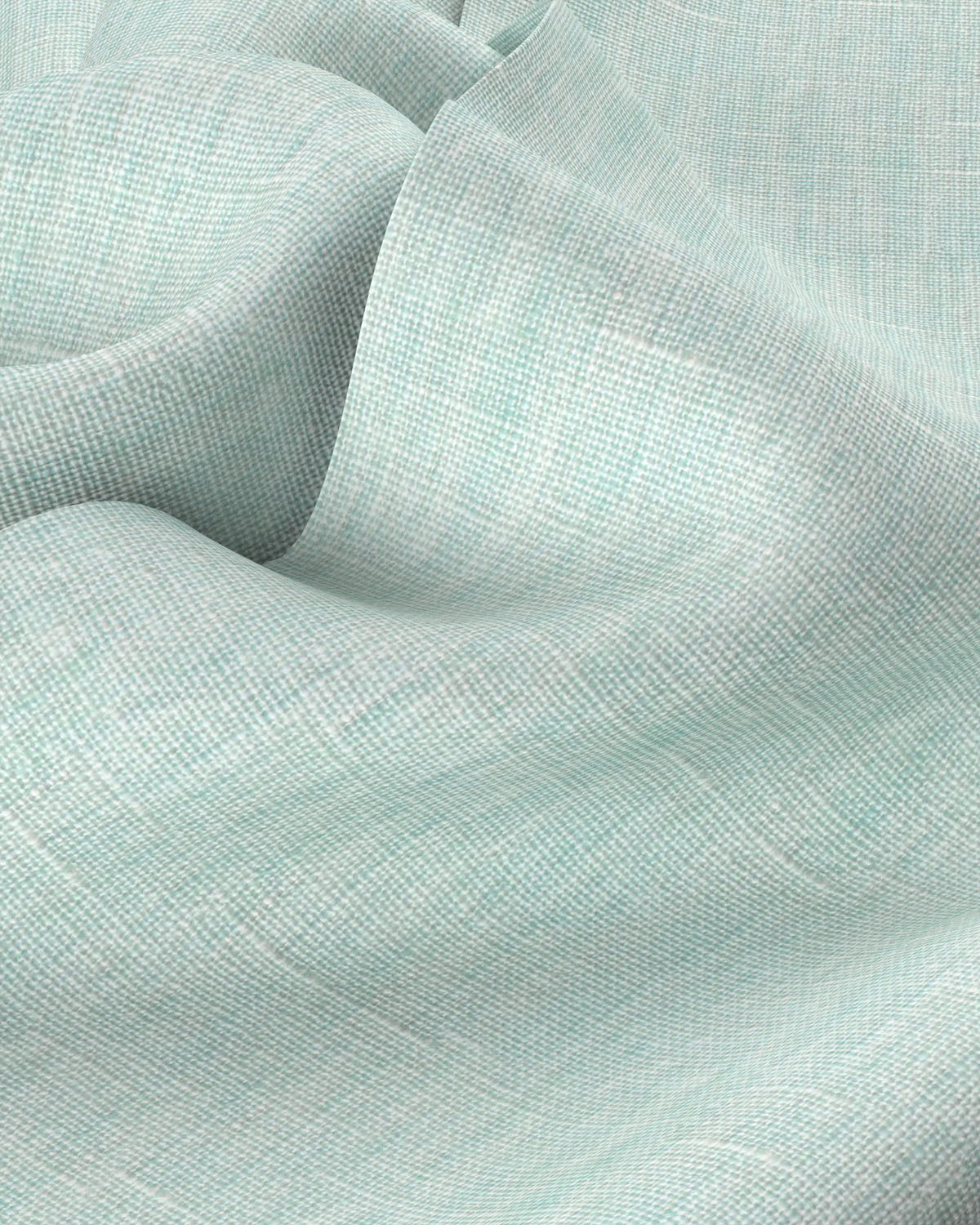 100% Linen Shirt - Light Green