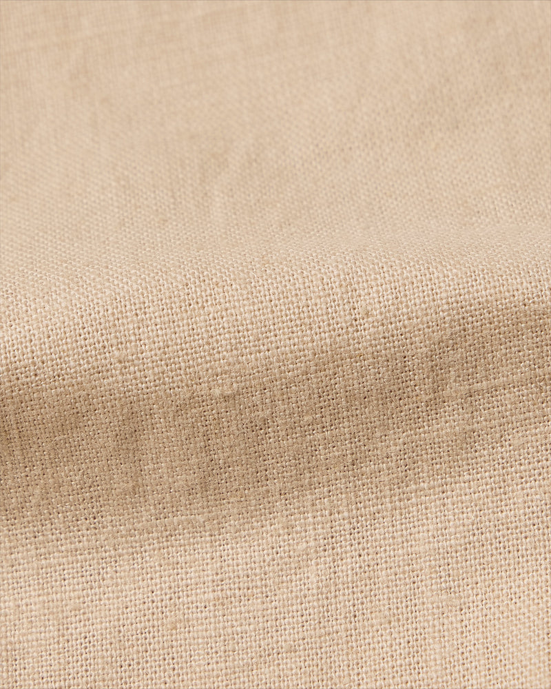 Palmscape Cotton Linen Pants - Ecru