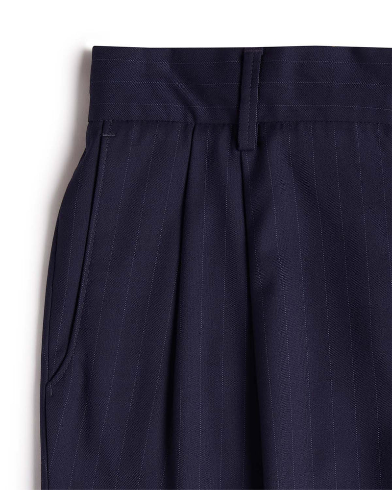 Savoir Striped Lounge Pants - Navy