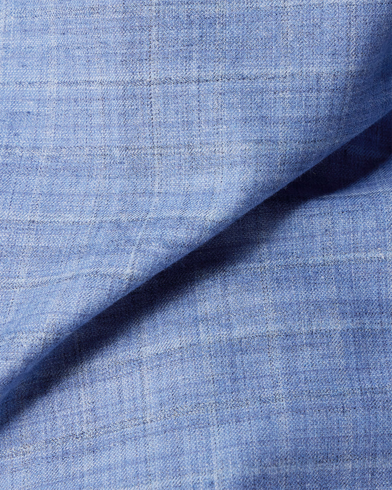 Blue Brushed Dobby Shirt