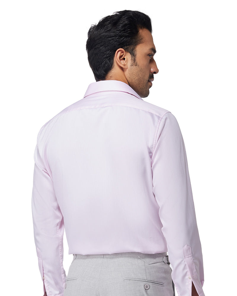 Pink Herringbone Shirt