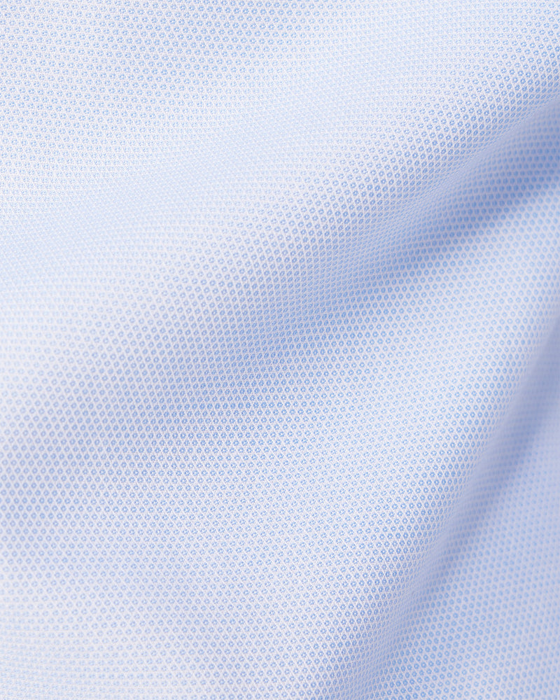Light Blue Circular Dobby Shirt