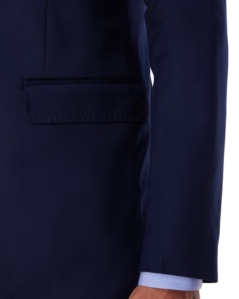The Exquisite Blended Wool Jacket - Navy