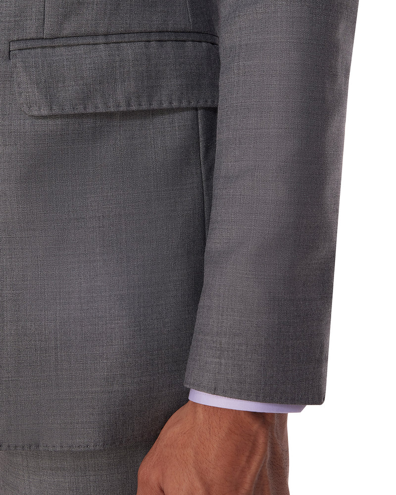 The Exquisite Blended Wool Jacket - Grey
