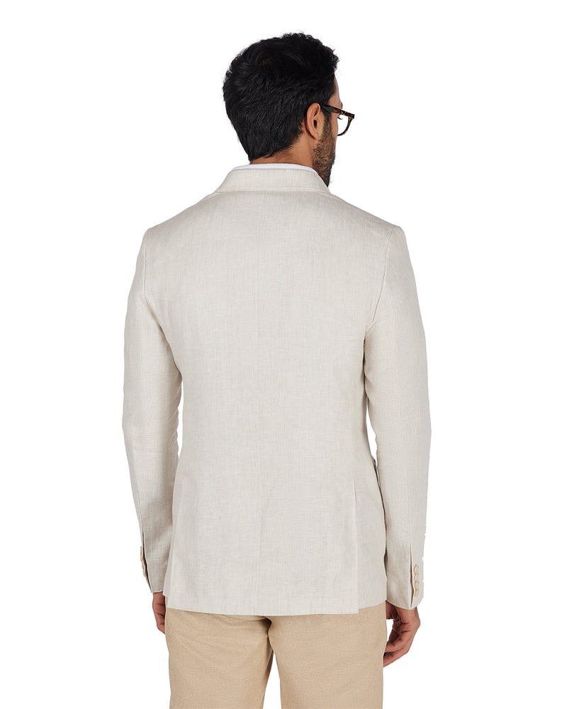 The Chestnut Ridge Linen Blazer - Ecru