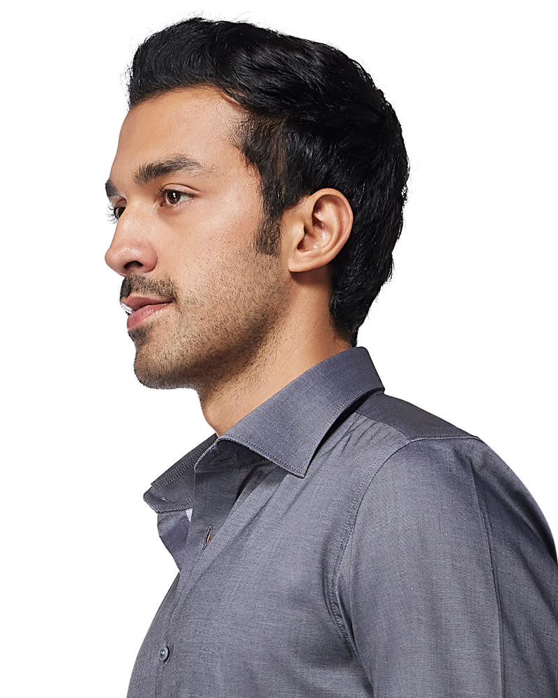 Grey Twill Shirt