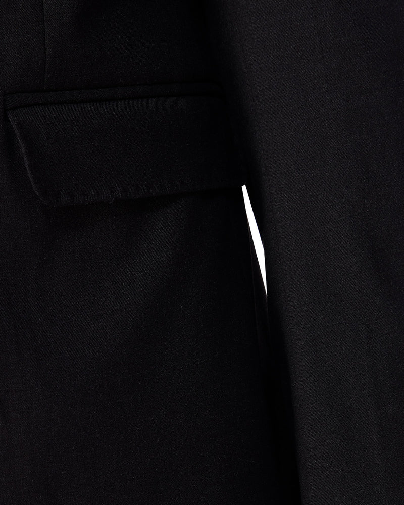 The Exquisite Blended Wool Jacket - Dark Grey