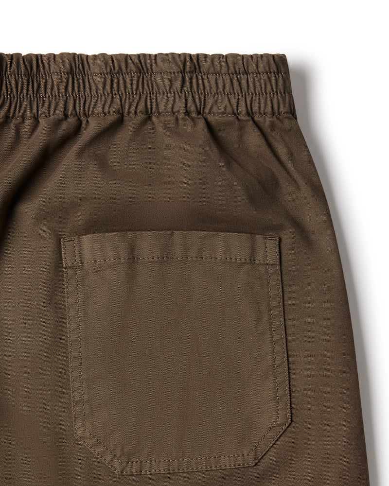 Urban Stretch Washed Shorts - Olive