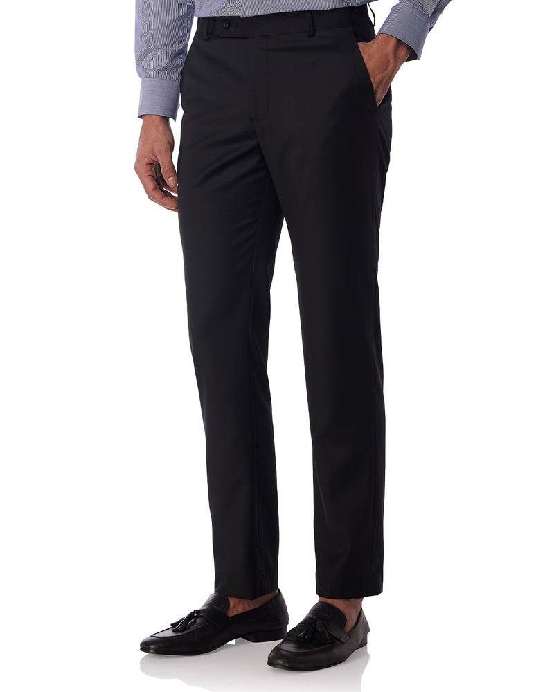 Exquisite Blended Wool Dress Pants - Black