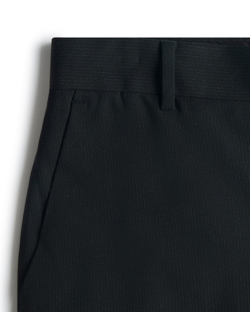 Legato Striped 4-Way Stretch Dress Pants - Black