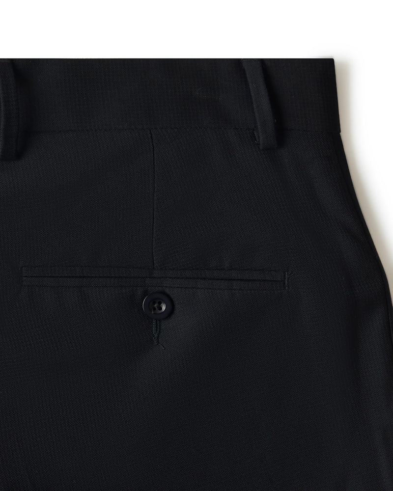 Volante Checked Dress Pants - Black