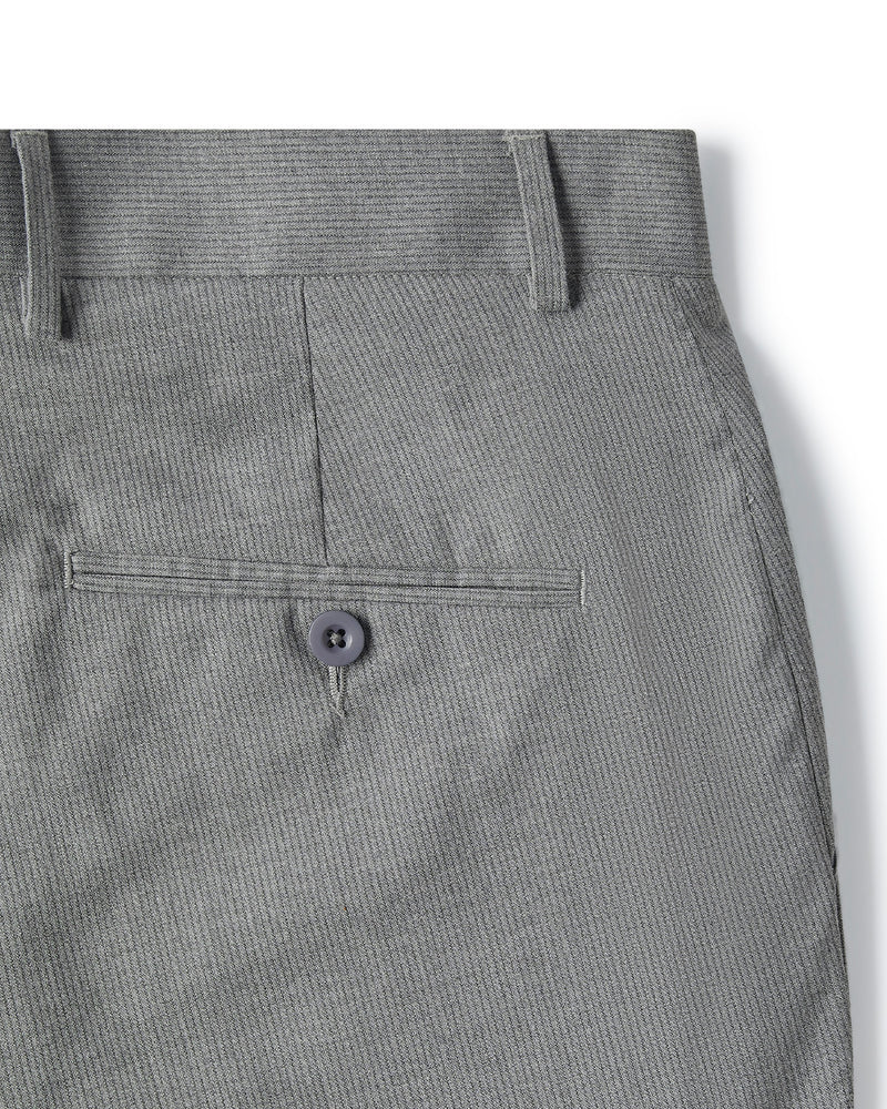 Argent Striped Dress Pants - Light Grey