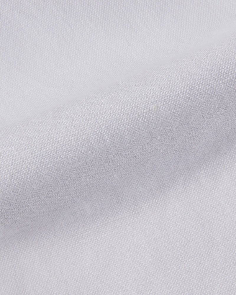 Weekender Cotton Linen Shorts - White