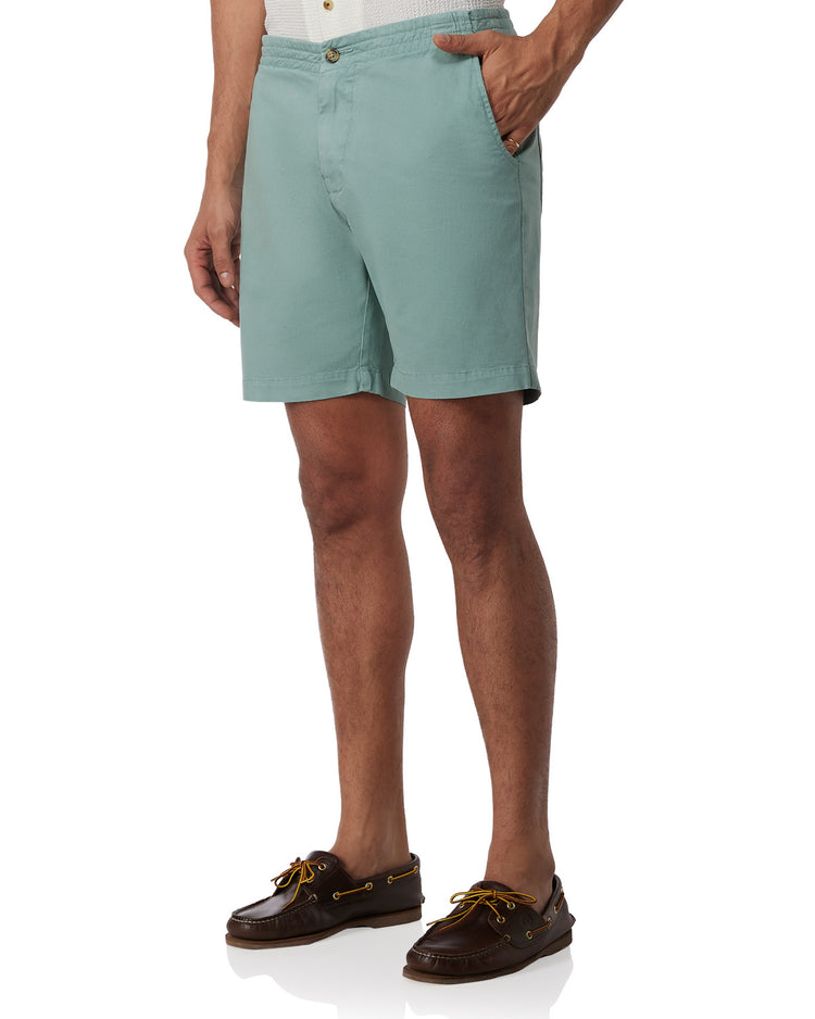 Urban Stretch Washed Shorts - Light Green