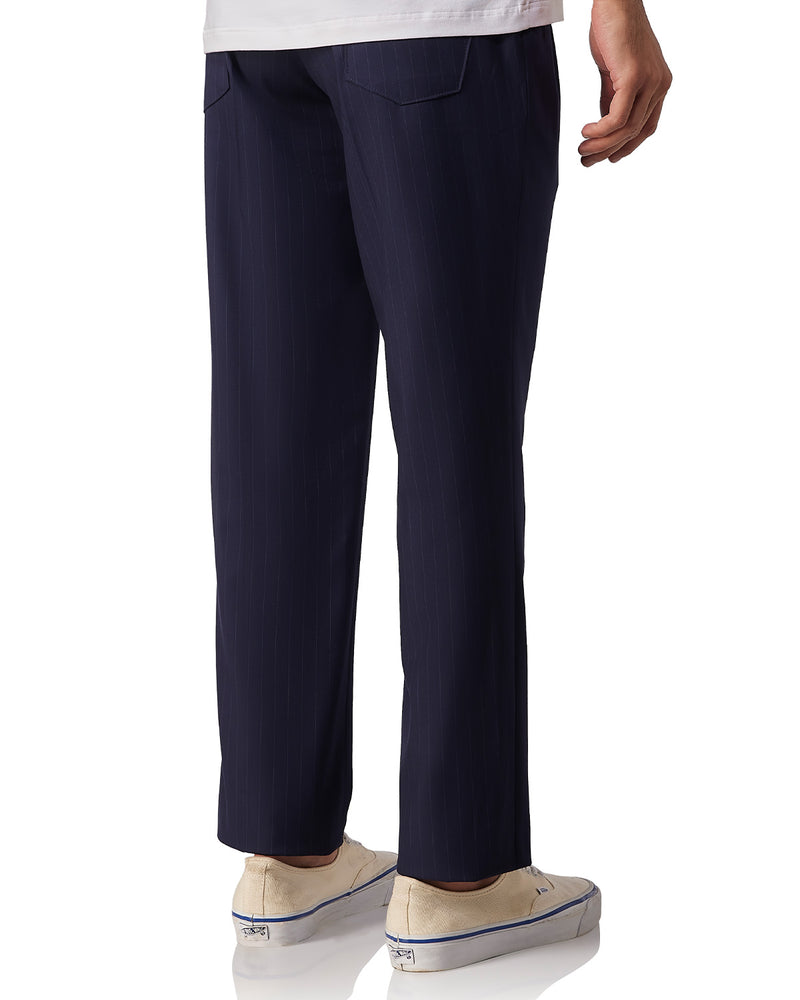 Savoir Striped Lounge Pants - Navy