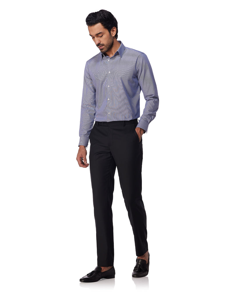 Exquisite Blended Wool Dress Pants - Black