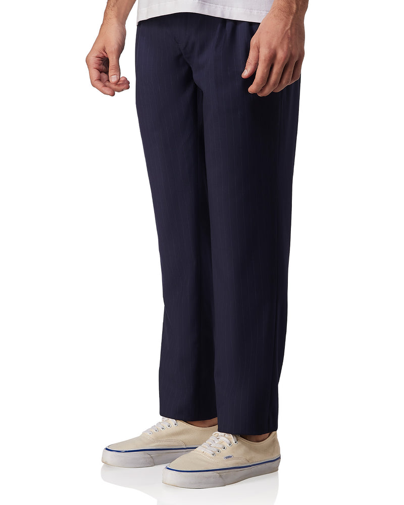 Savoir Striped Lounge Pants - Navy