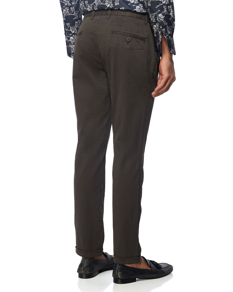 Vintage-Day Casual Chinos - Charcoal