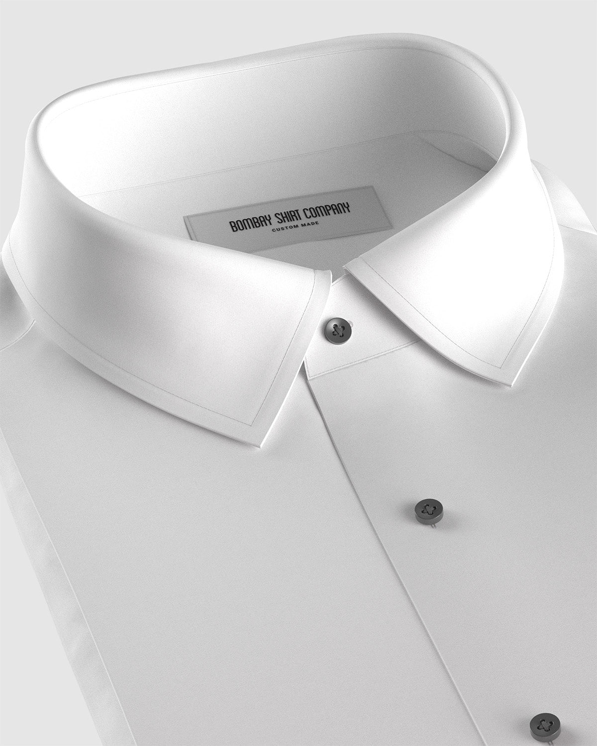 Easy-Care Cotton Shirt - White