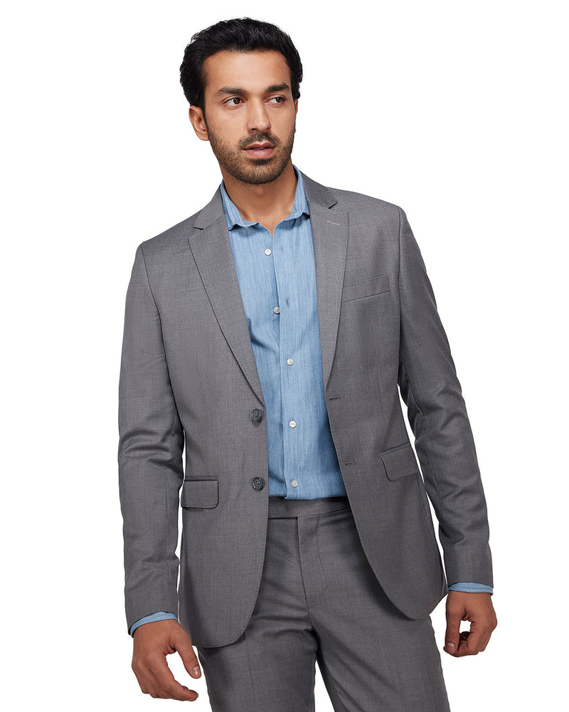The Ashbury Blended Wool Blazer - Grey