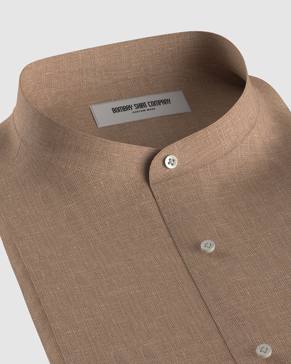 Soft Washed Linen Shirt - Khaki