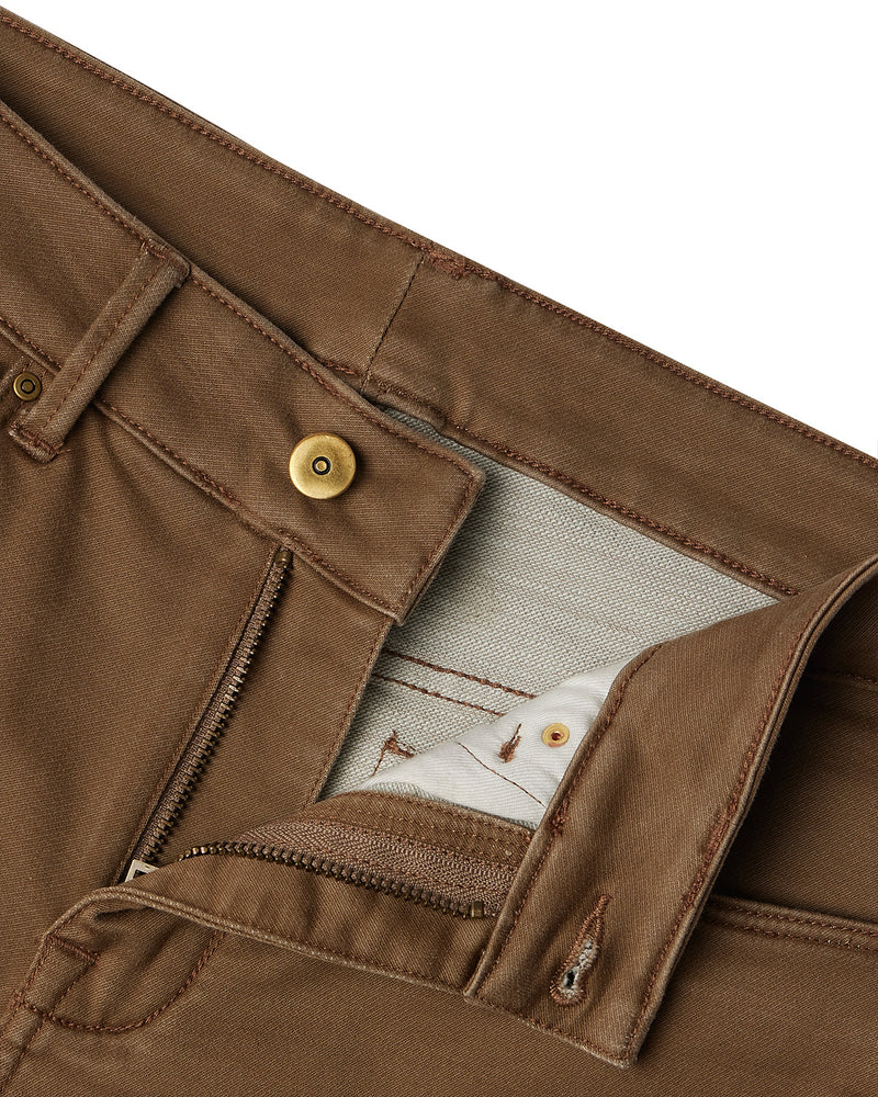 Downtown Dobby Stretch Jeans - Khaki