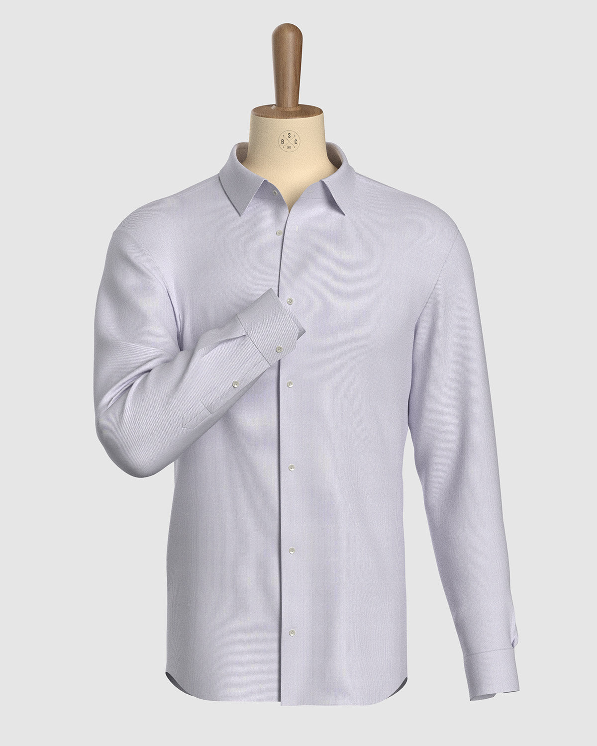 Westbourne Twill Pinstriped Shirt - Grey