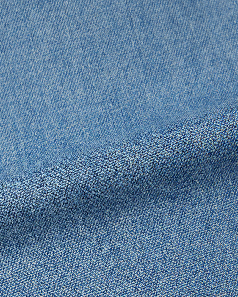 Japanese Slubline Extra Stretch Jeans - Light Blue