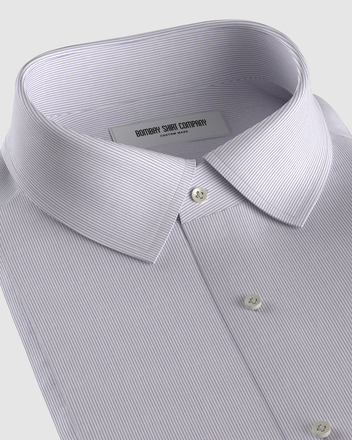 Westbourne Twill Pinstriped Shirt - Grey