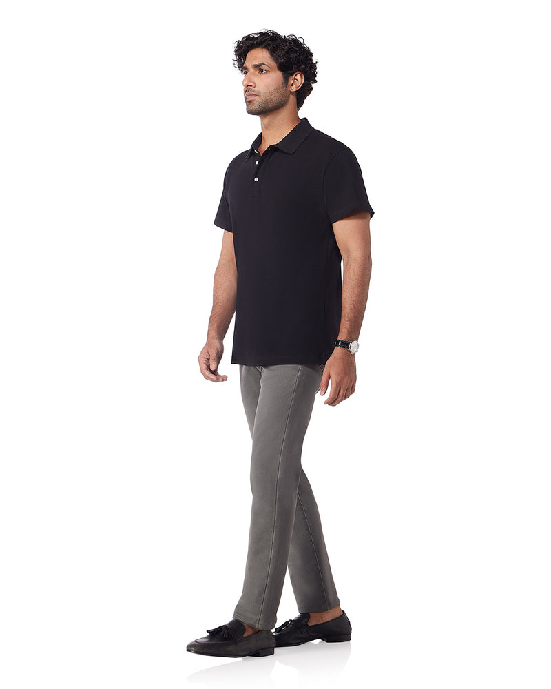 Downtown Dobby Stretch Jeans - Stone Grey